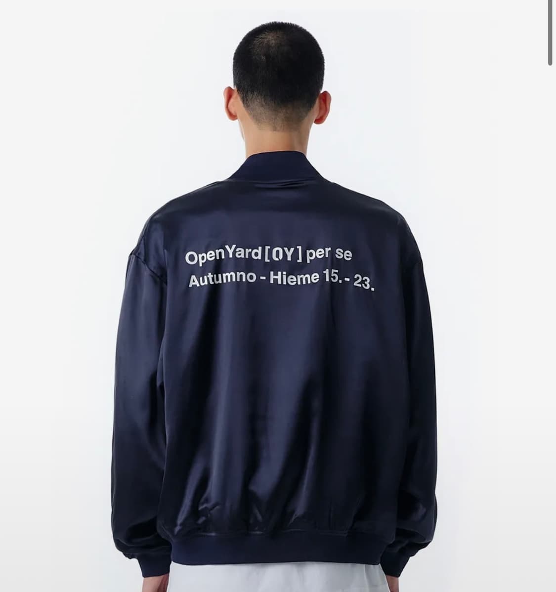 오와이 리버시블 체크 MA-1 블루종 상품이미지3