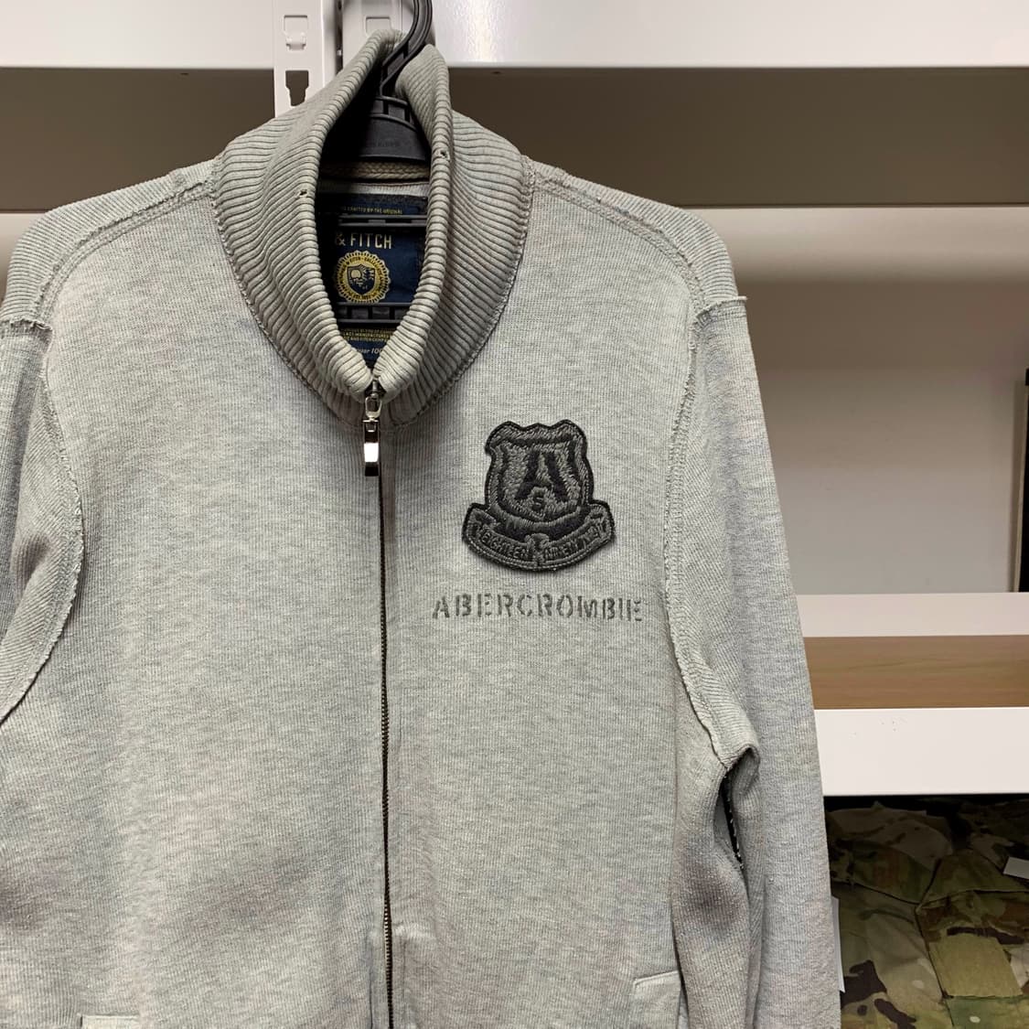 [표기 S, 실측 M] 아베크롬비 코튼 풀집업 상품이미지1