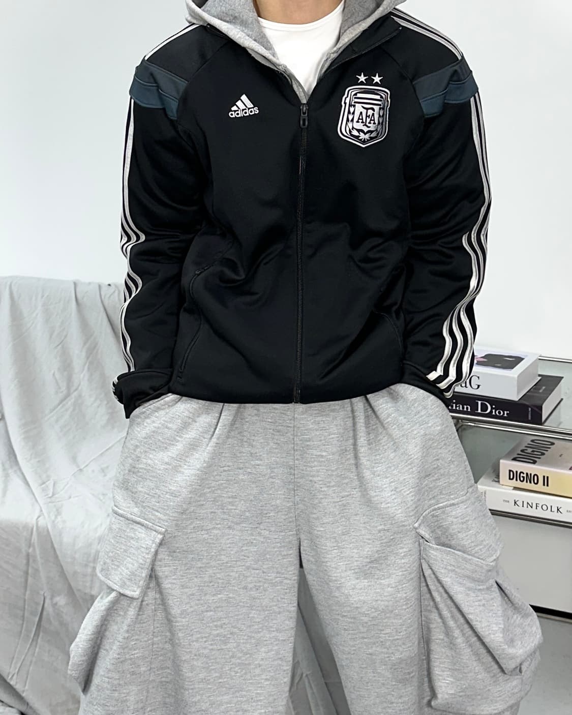 아디다스 아르헨티나 국대 트랙탑 져지 100 상품이미지1