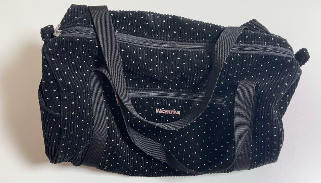 wsc아카이브 도트 배럴백 001 블랙 검정 상품이미지1