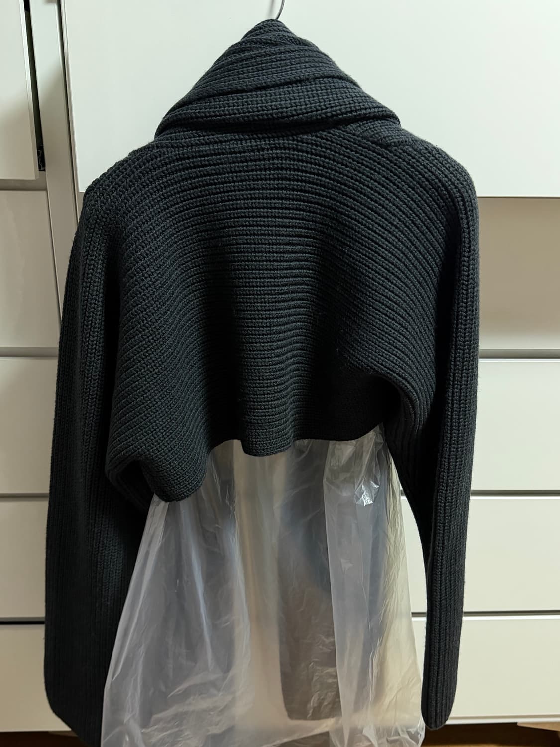 코스 울 하이브리드 볼레로 가디건 머플러 숄 가디건 상품이미지5