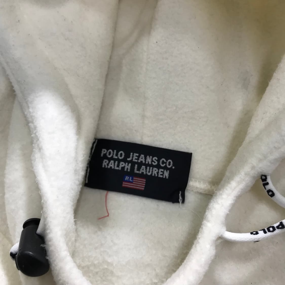 [[L-XL, 공용] 폴로(POLO)진스 오버핏 플리스 후드티셔츠 상품이미지5