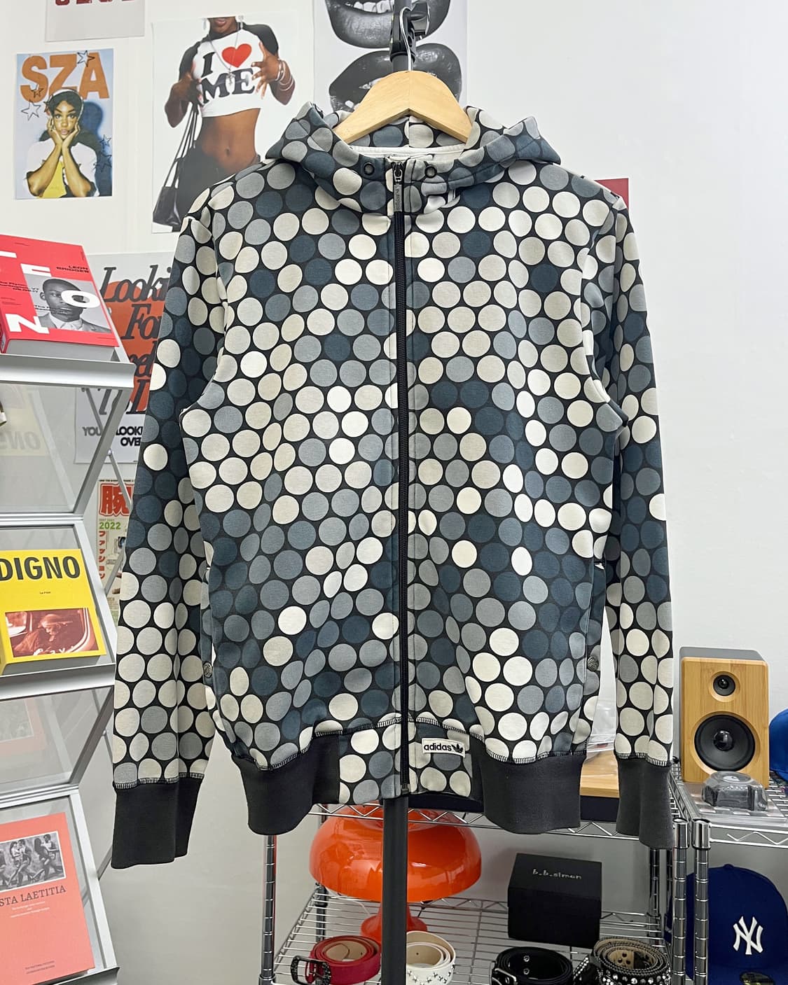 아디다스 00s 스네이크 도트 후드집업 상품이미지4