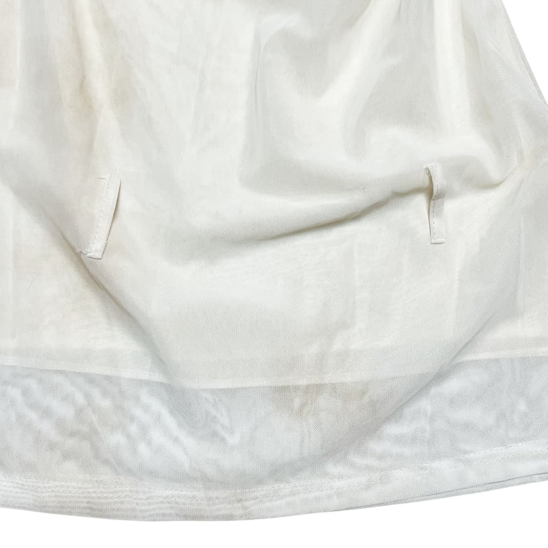 cowl neck mesh sleeved dress top_ivory 상품이미지7