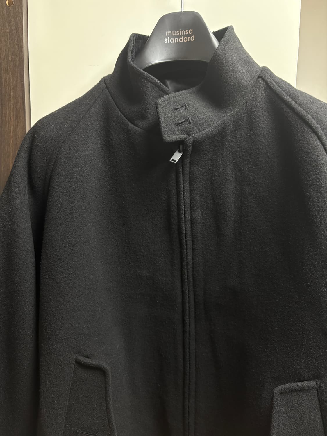 무탠다드 울 블렌드 해링턴 재킷 상품이미지2