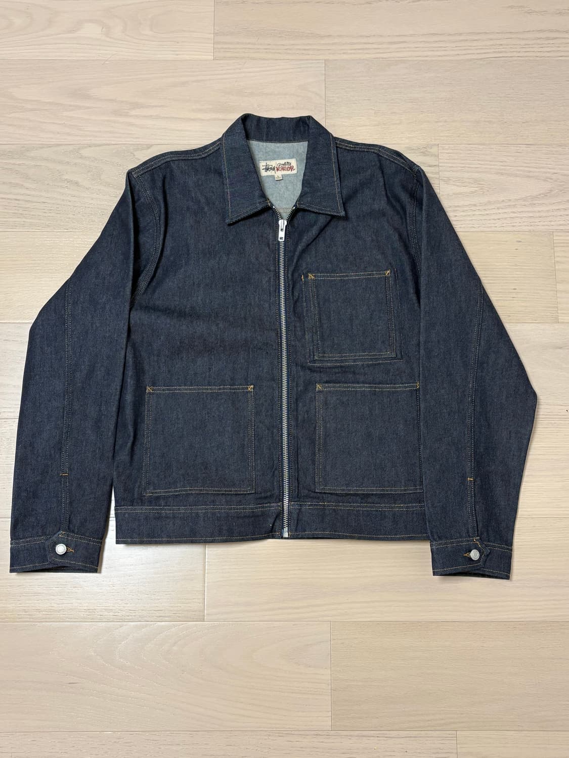 스투시 생지 데님 워크자켓 23FW 상품이미지2