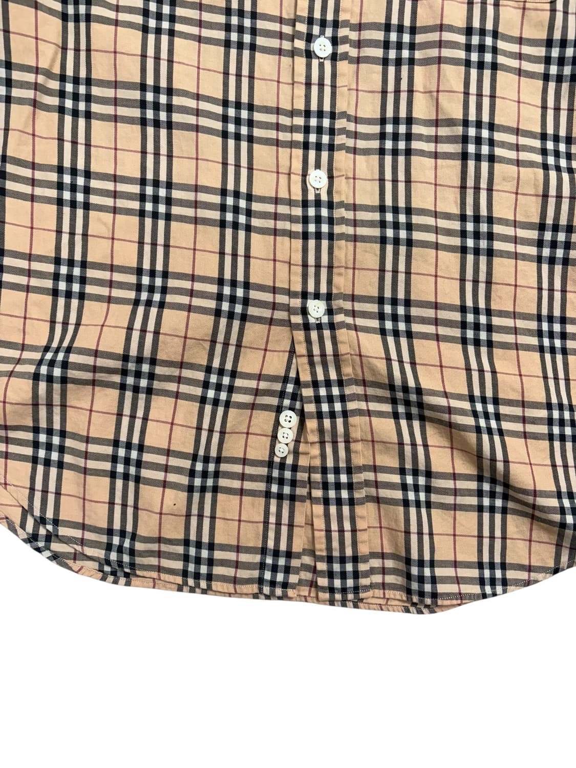 버버리 체크 셔츠 상품이미지5