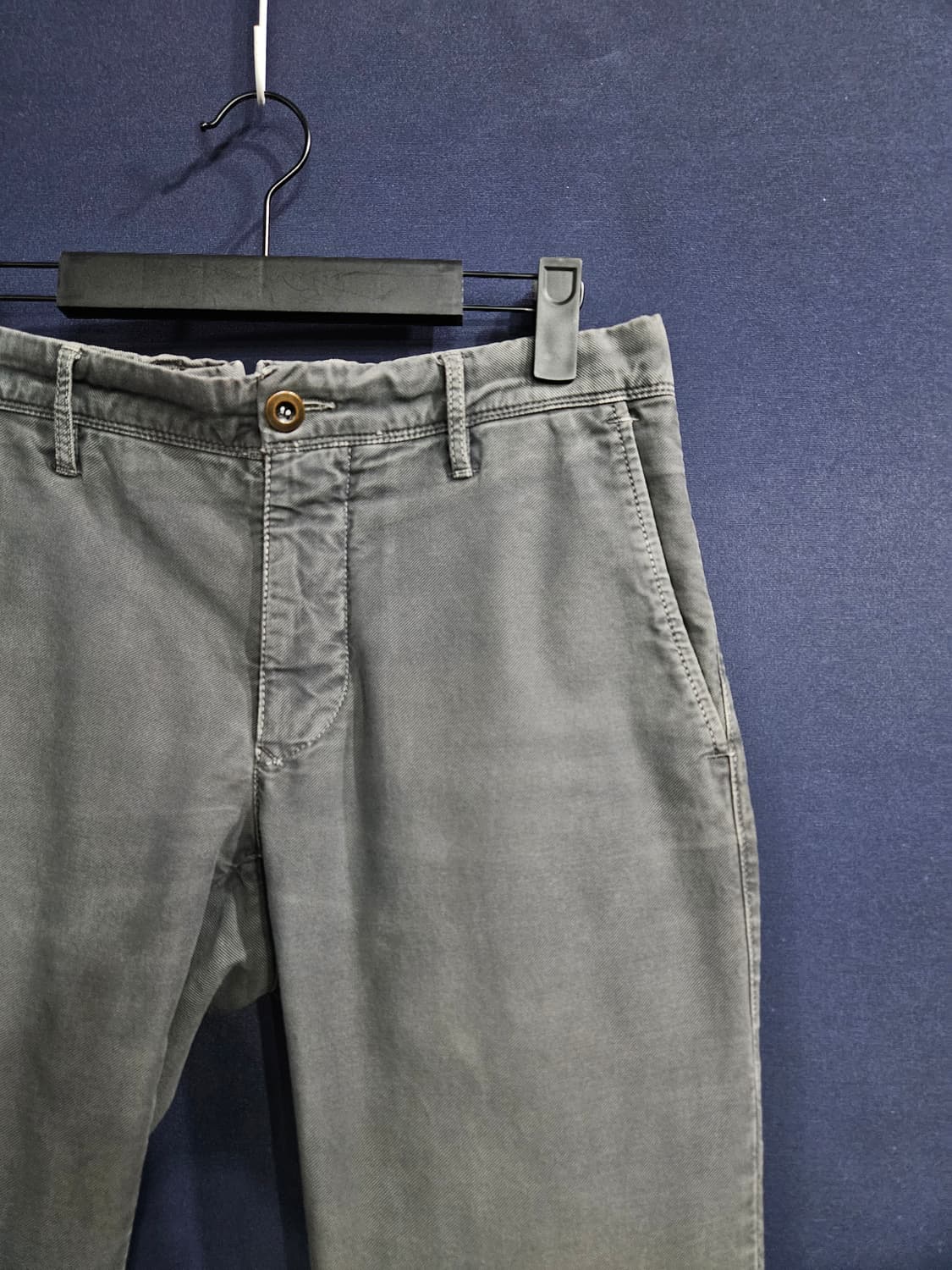 인코덱스 다크그레이 남성 슬림핏 허리 30 빈티지 데님팬츠  상품이미지4