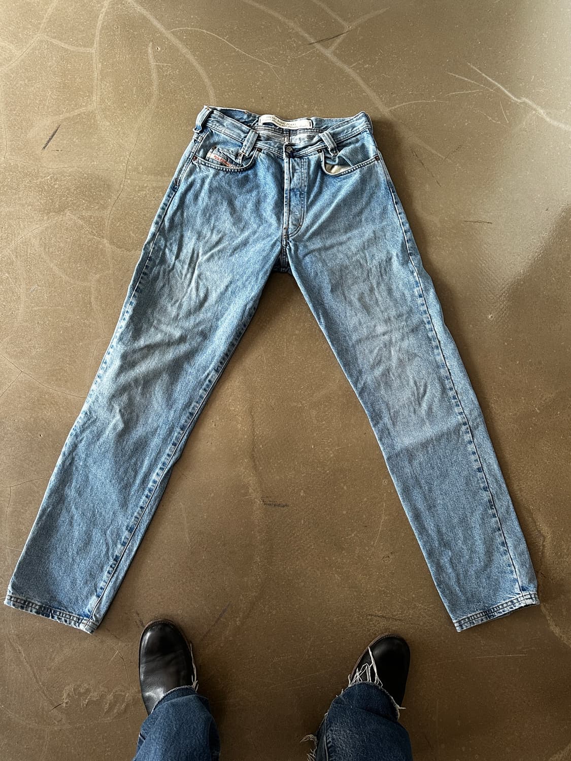 90s DIESEL BASIC JEANS Made in Italy 상품이미지5