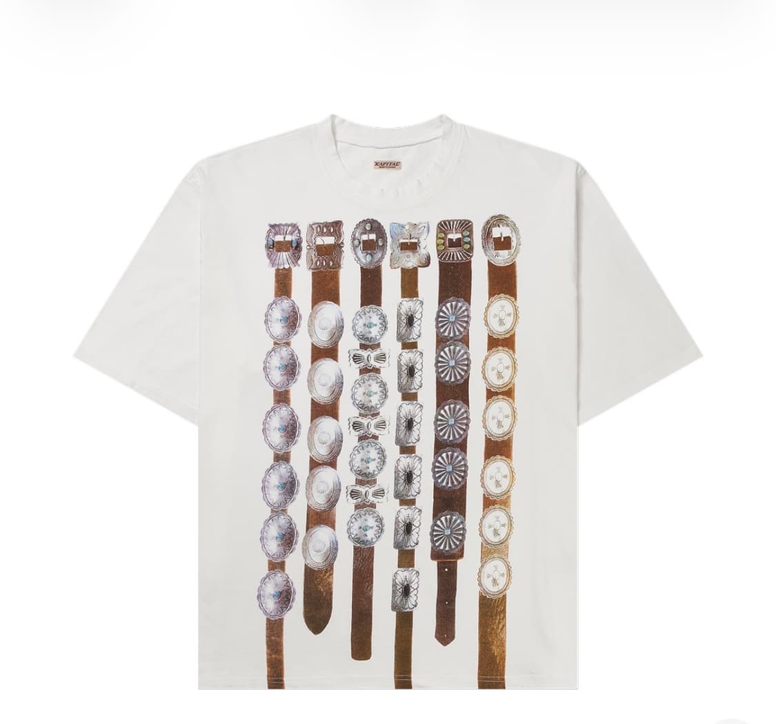 XL) 캐피탈 20 크루 화이트 티셔츠 상품이미지1