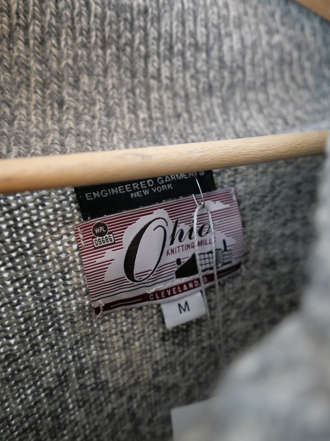 엔지니어드 가먼츠 숄카라 니트 상품이미지4