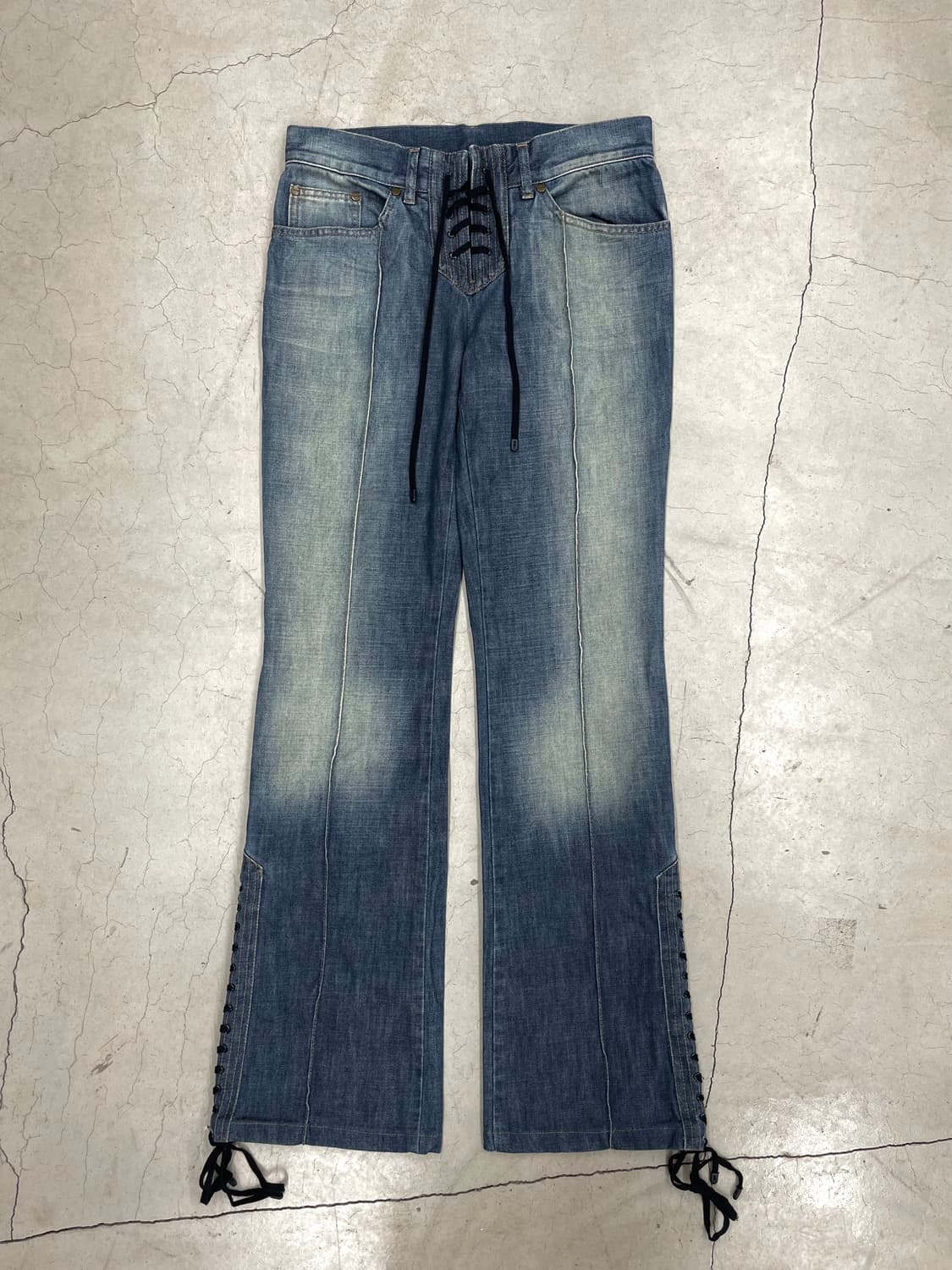 Alexander Mcqueen SS05 laced up flare 상품이미지1