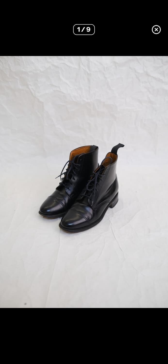 빈티지 레더 워커부츠 225-230 상품이미지1