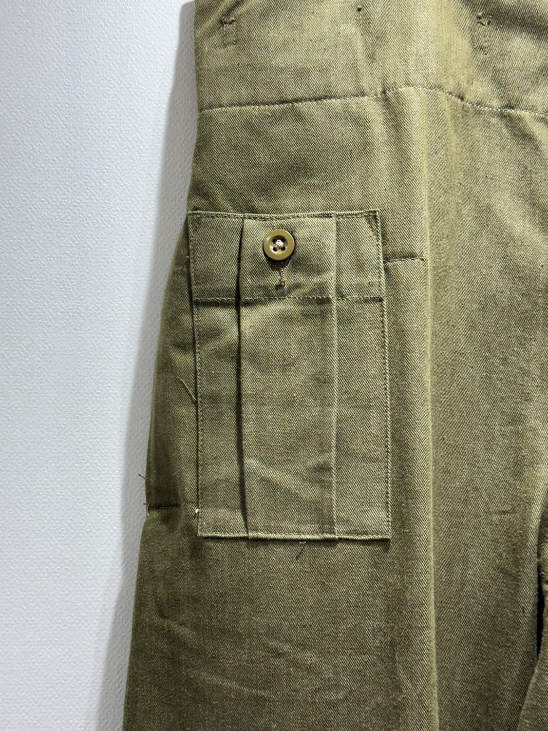 1953 영국군 그린 데님 트라우저 상품이미지3