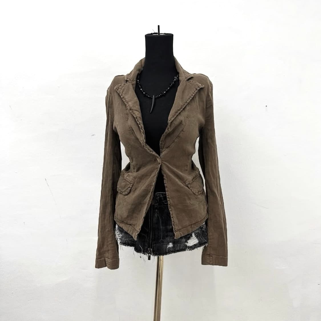 Transit beige tailer jacket  상품이미지2