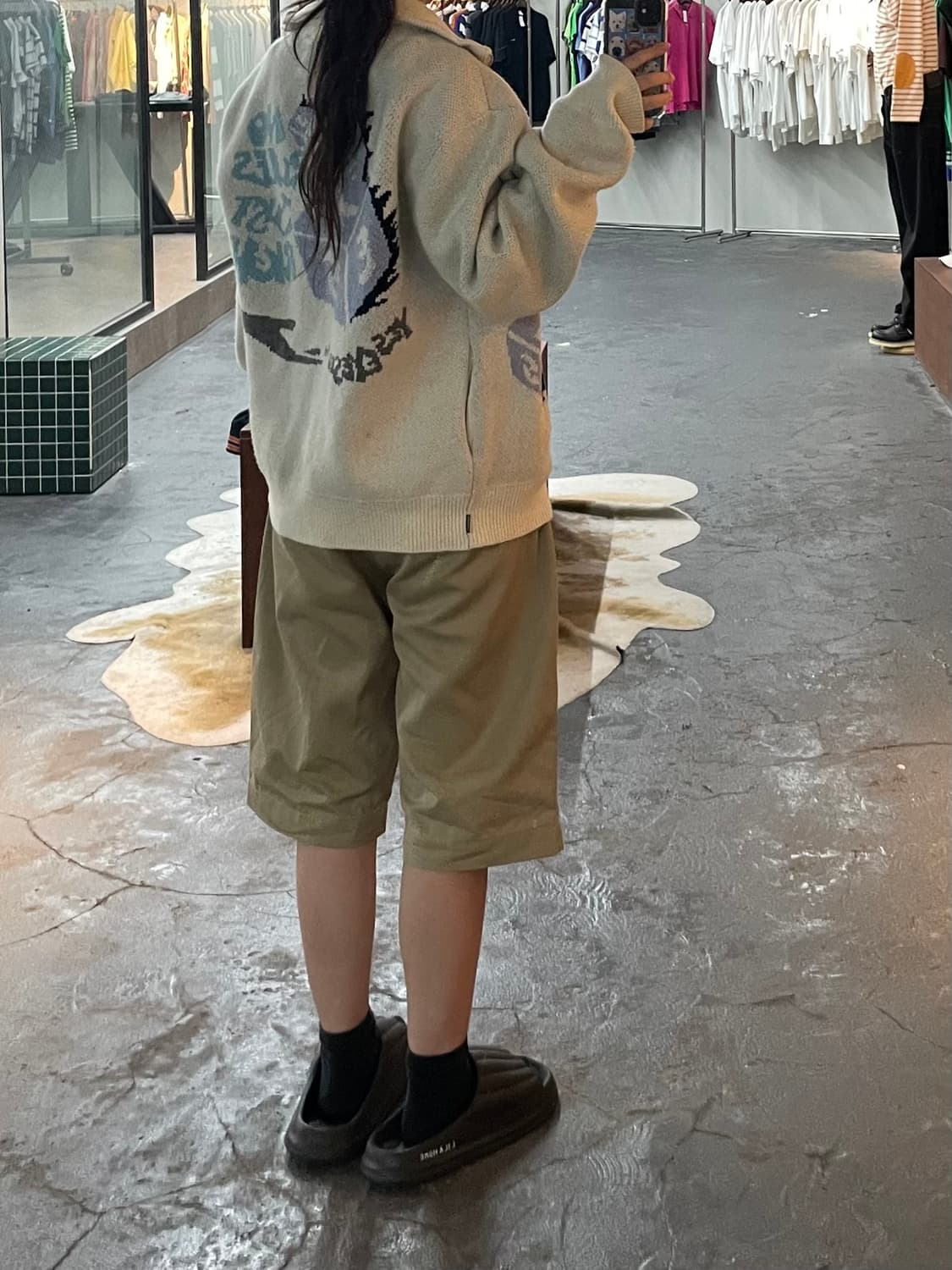 예스아이씨 니트 집업 H229 상품이미지2