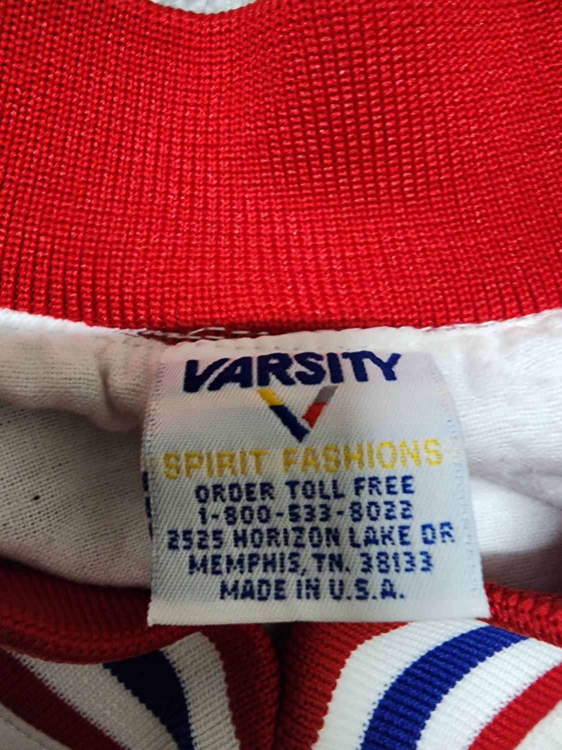 USA 80~90's Varsity 브이넥 나일론 웜업 바람막이 상품이미지4