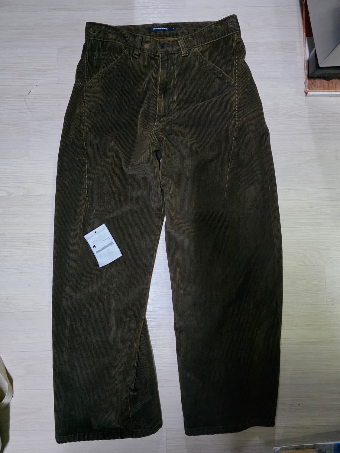 해칭룸 블랭크 팬츠 코듀로이 토바코 3(M) 상품이미지1