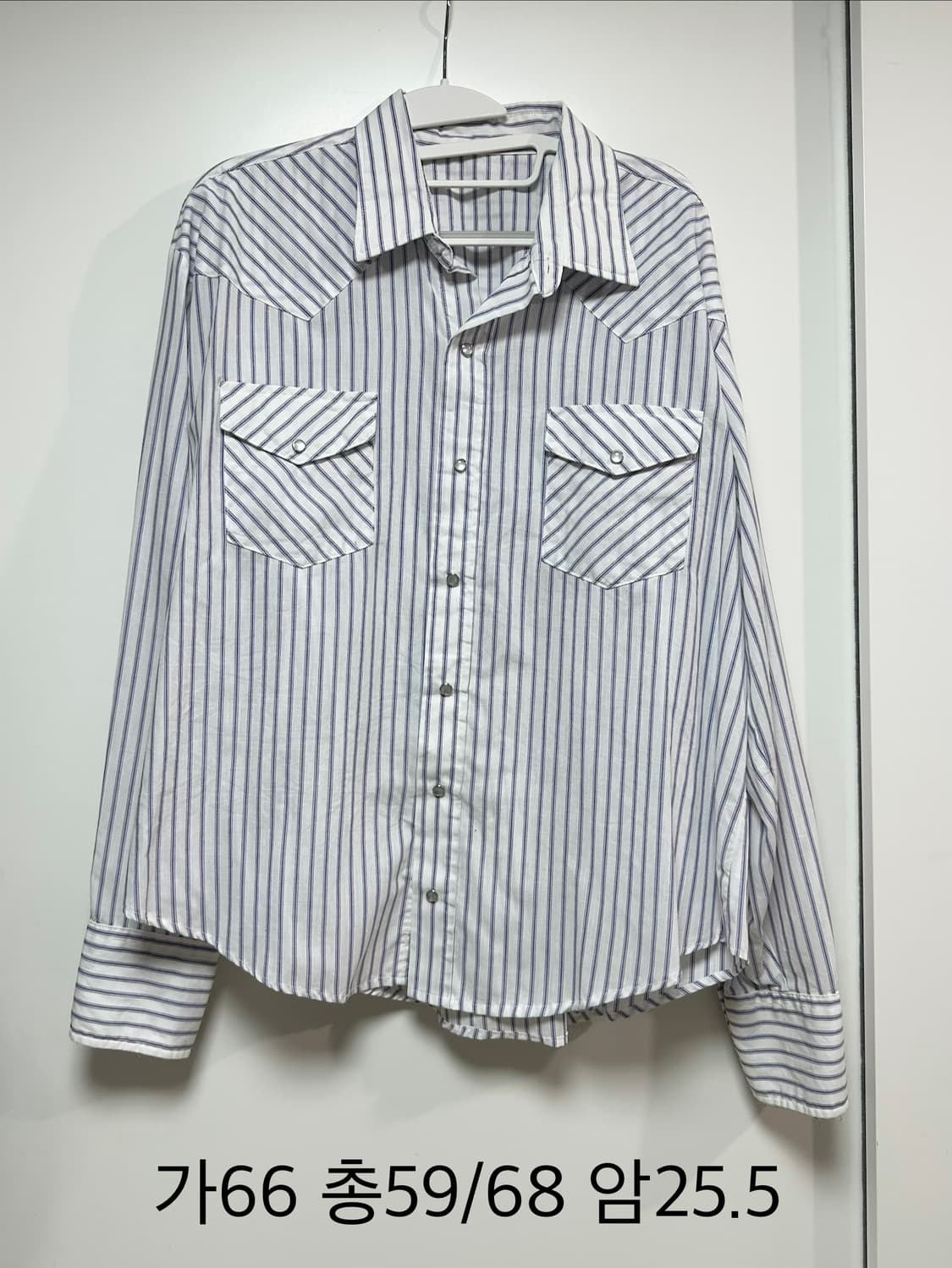 스트라이프 웨스턴 남방 긴팔 셔츠 상품이미지1