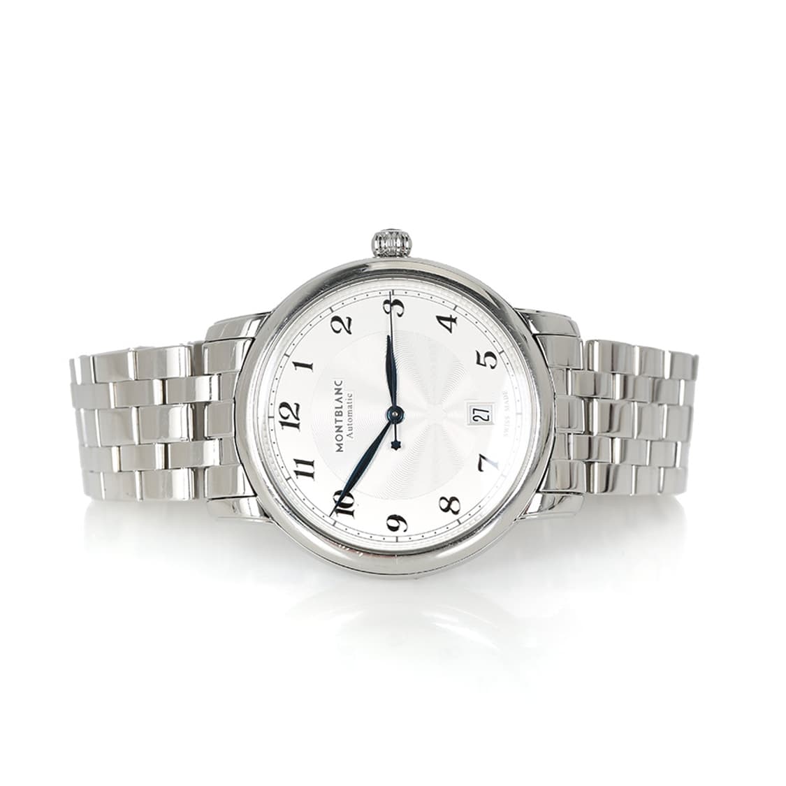몽블랑 스타 레거시 오토매틱 데이트 시계 스틸워치 128687 상품이미지1