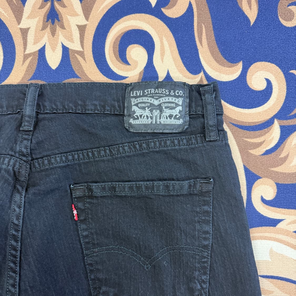 (36)리바이스 Levis 511 블랙 데님팬츠 상품이미지2
