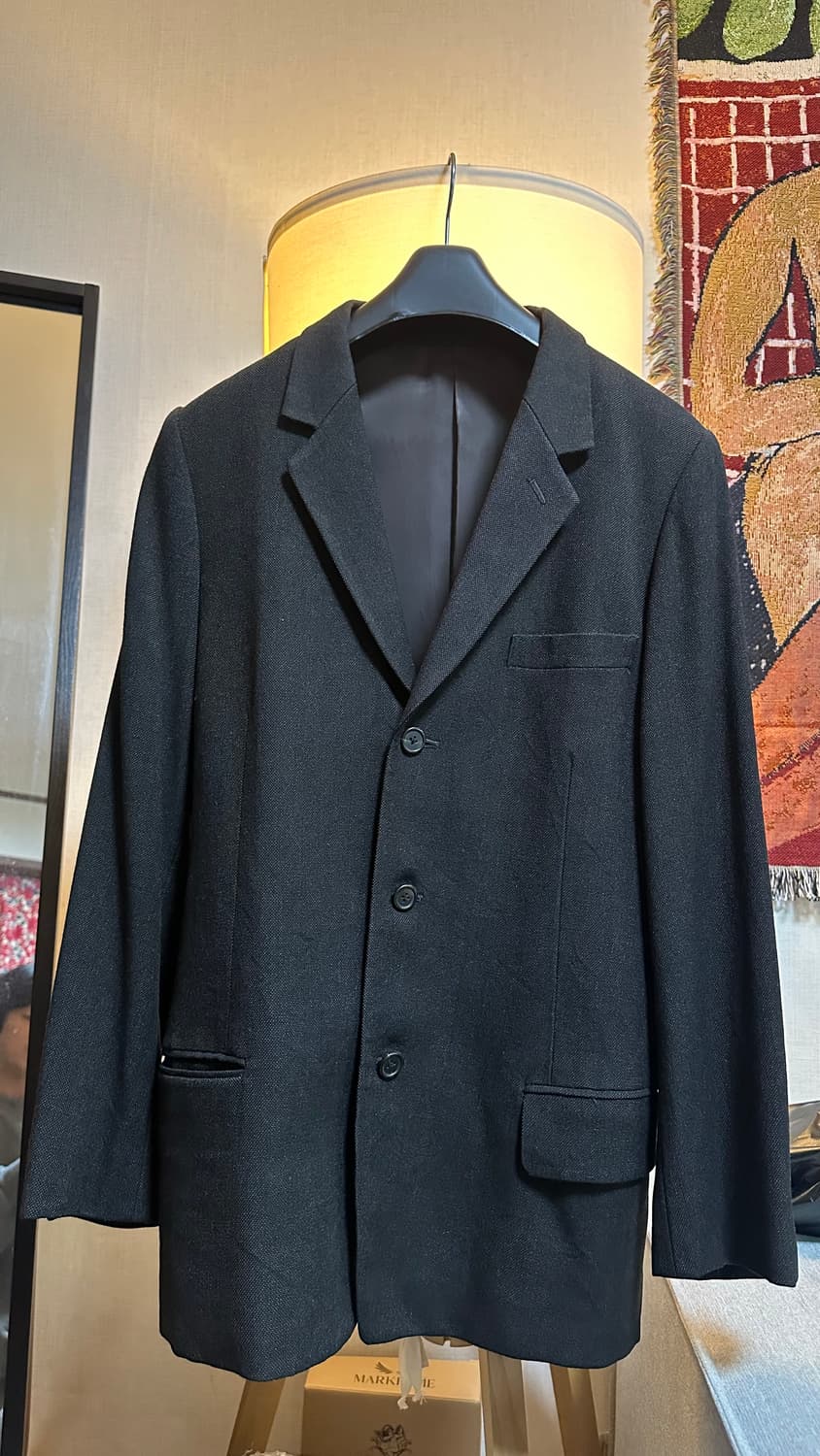 요지 야마모토 와이즈 헤링본 블레이져 상품이미지1