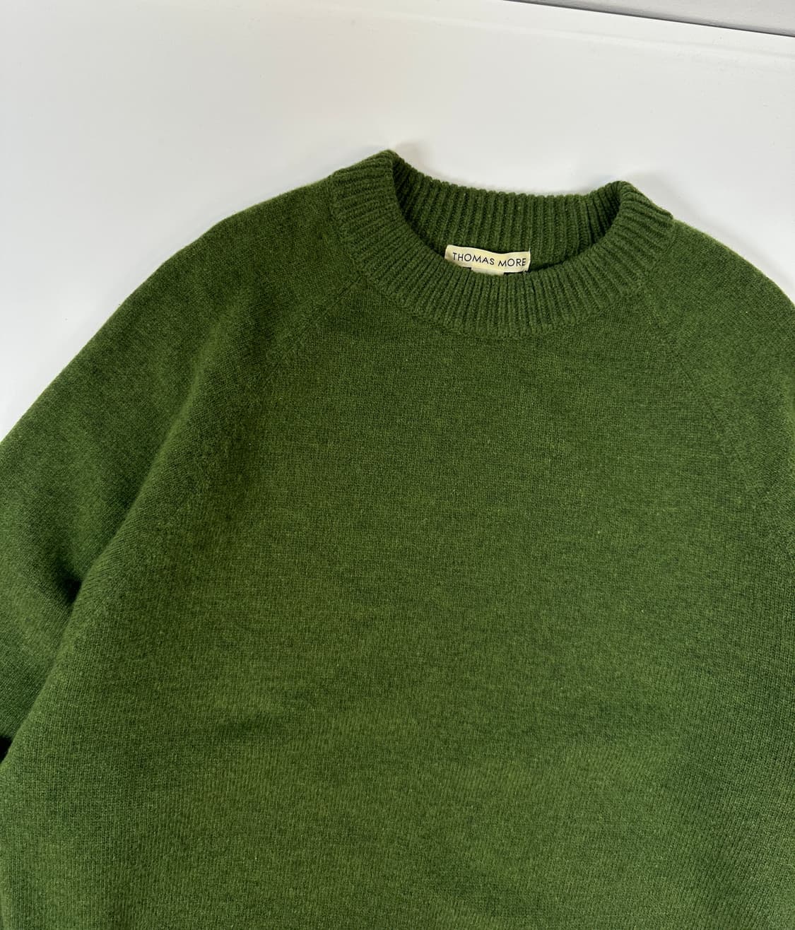 토마스 모어 크루넥 니트 (모스그린) 상품이미지2