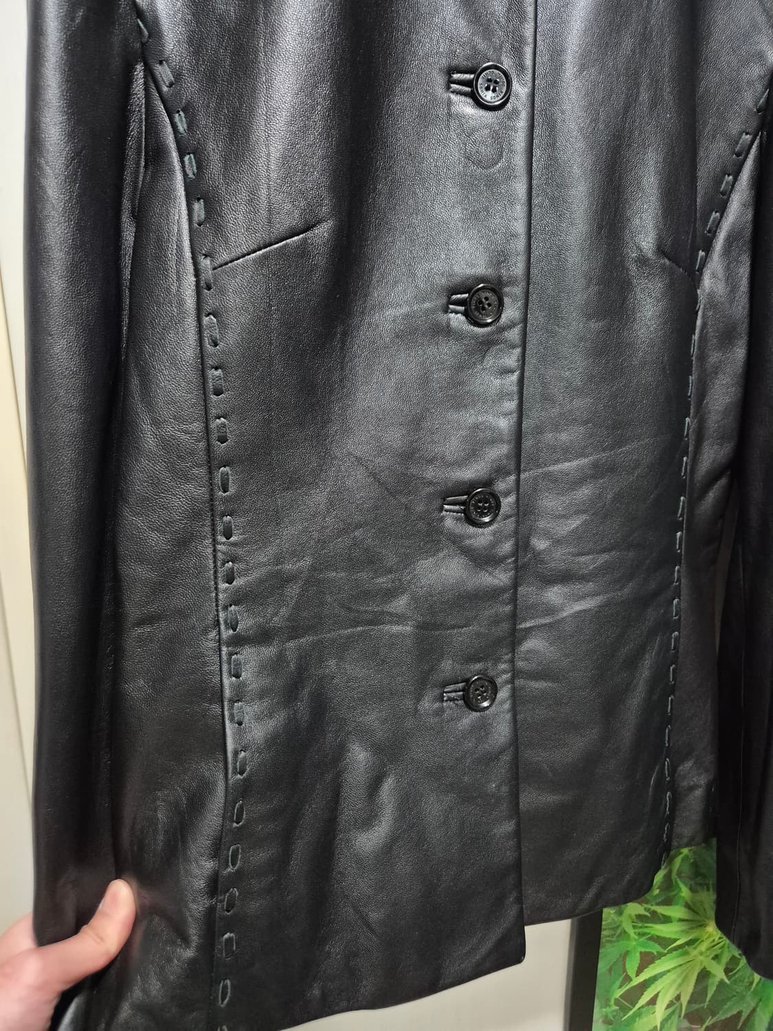 SONIA RYKIEL 블랙 양가죽 자켓 상품이미지2