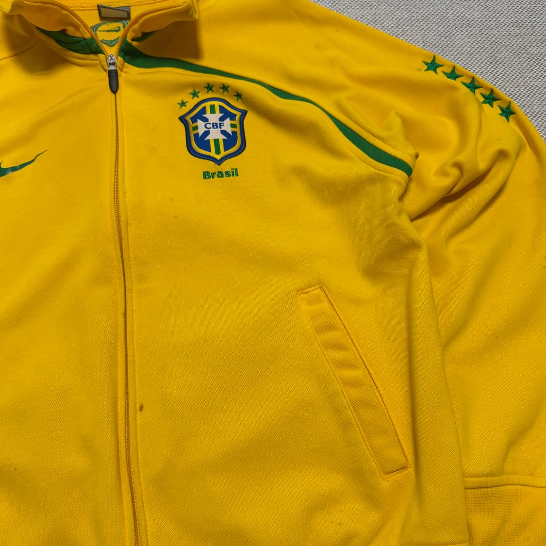 나이키 브라질 국대 트랙탑 상품이미지4