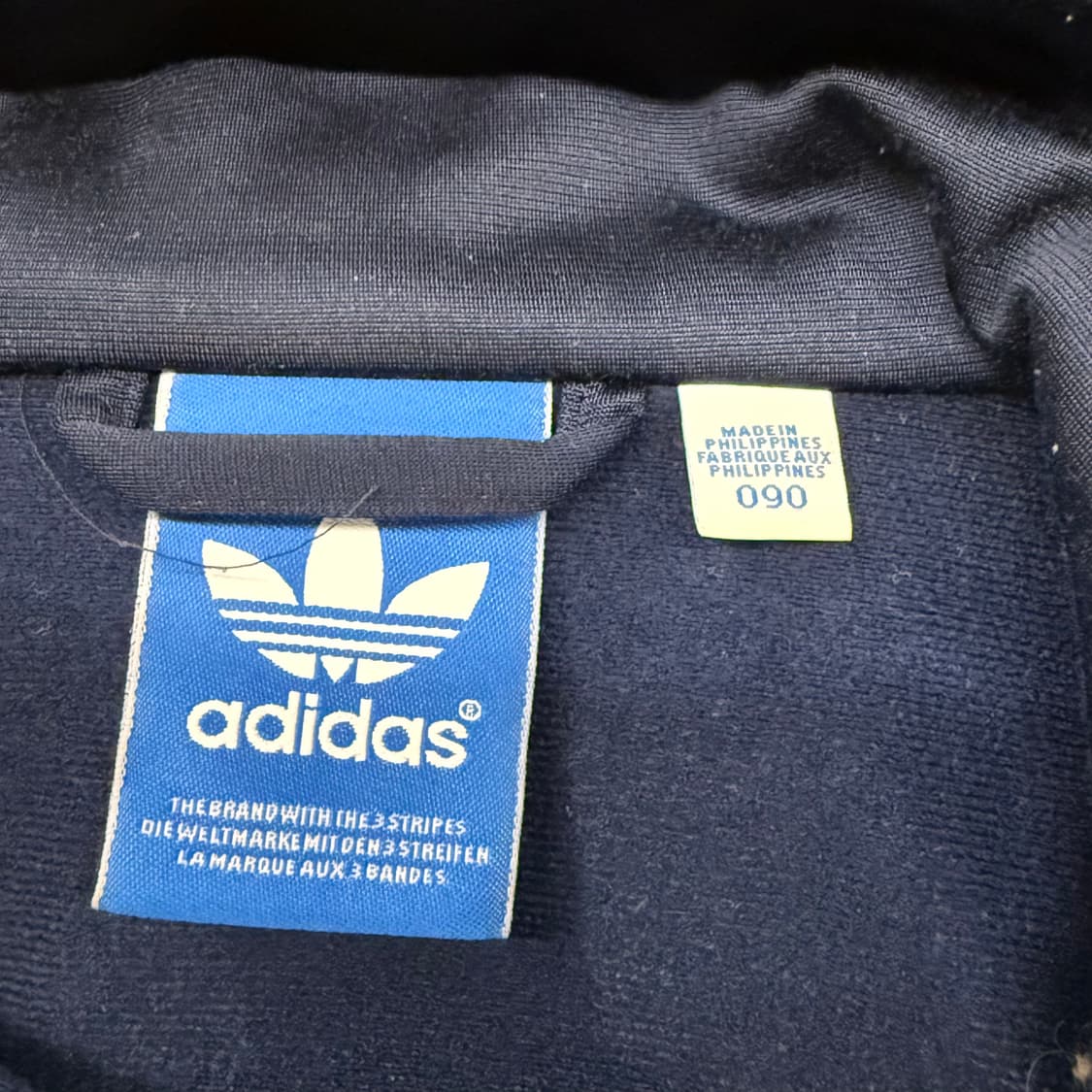 아디다스 네이비 그레이 구파 져지 트랙탑 90 상품이미지5