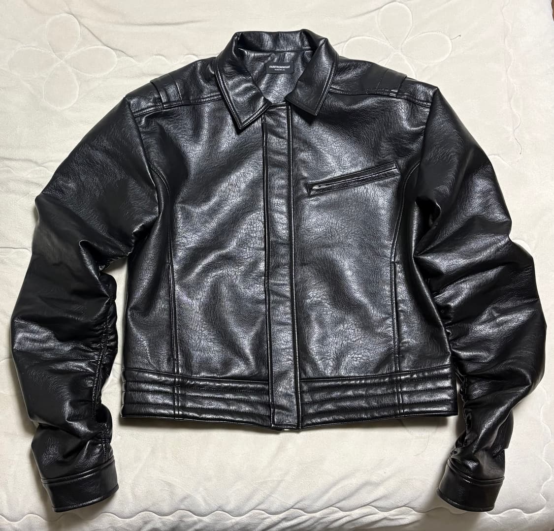 파프롬왓 파아카이브 퍼커링 레더 자켓 상품이미지1