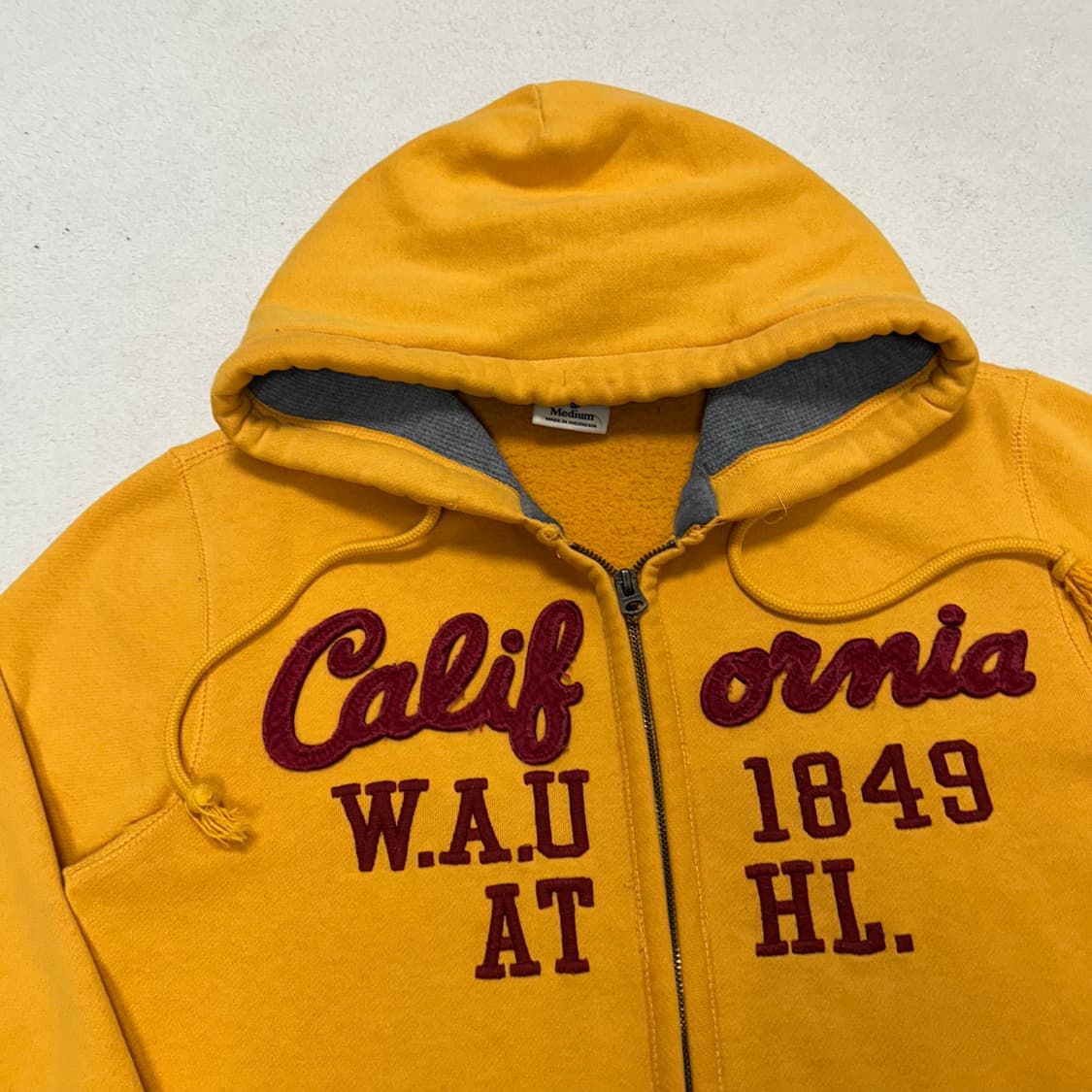 Who.A.U Mustard Zip Hoodie 상품이미지5