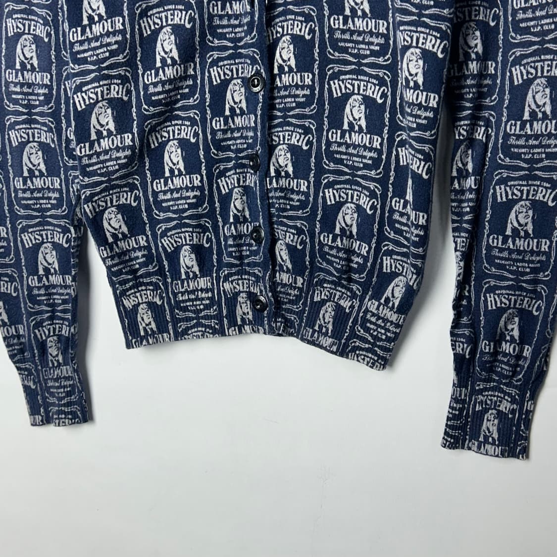 [Hysteric Glamour] 히스테릭글래머 로고 프린팅 가디건 상품이미지4