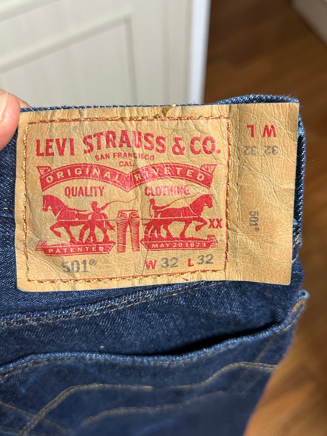 [32] 리바이스 501 진청 상품이미지3