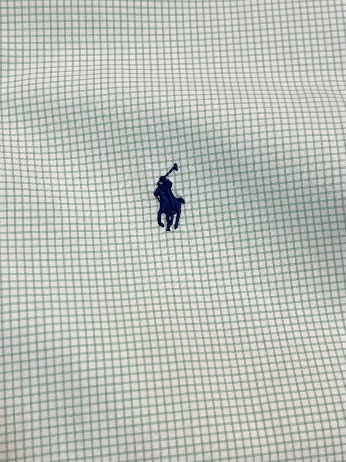 폴로 랄프로렌 체크 반팔 셔츠 그린 #csz3352 상품이미지5