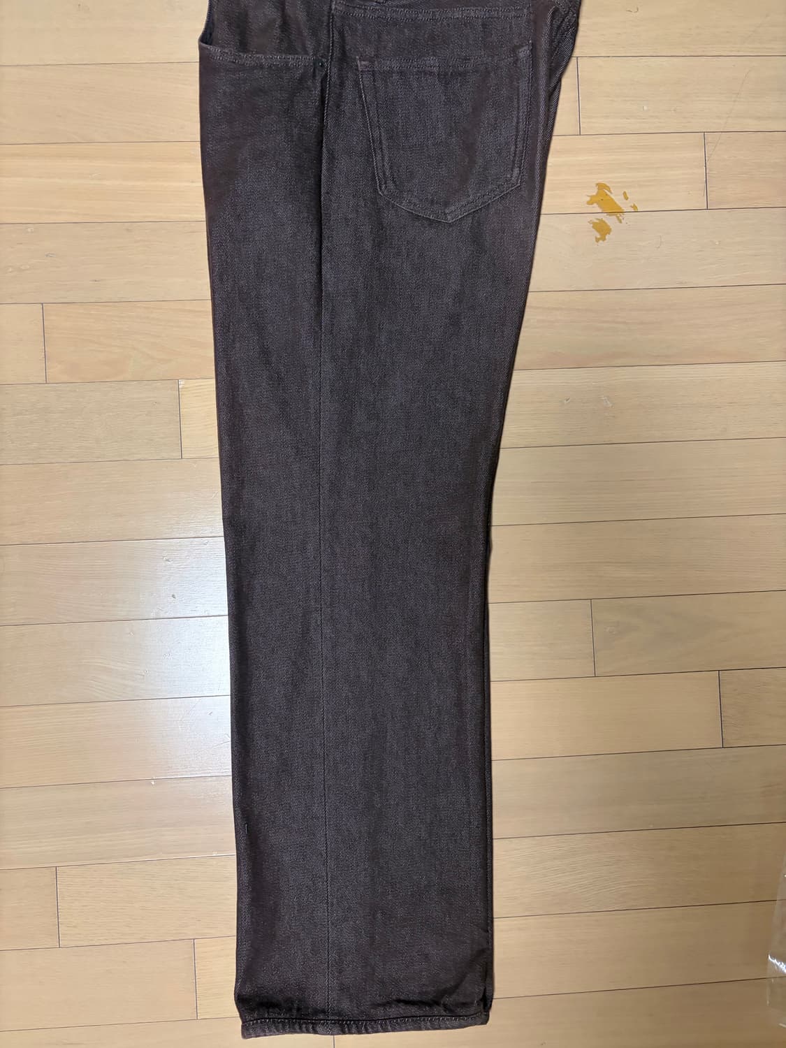 오라리 21aw 하드트위스트 데님 브라운 32 상품이미지2