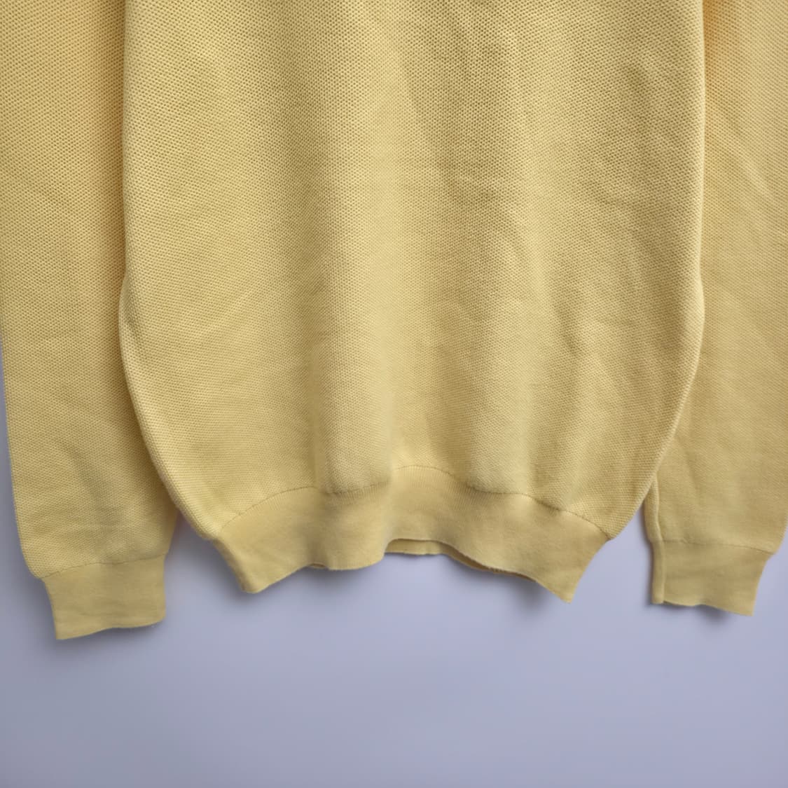 [M] 폴로 랄프로렌 피마코튼 옐로우 니트 신형큐알택 상품이미지3