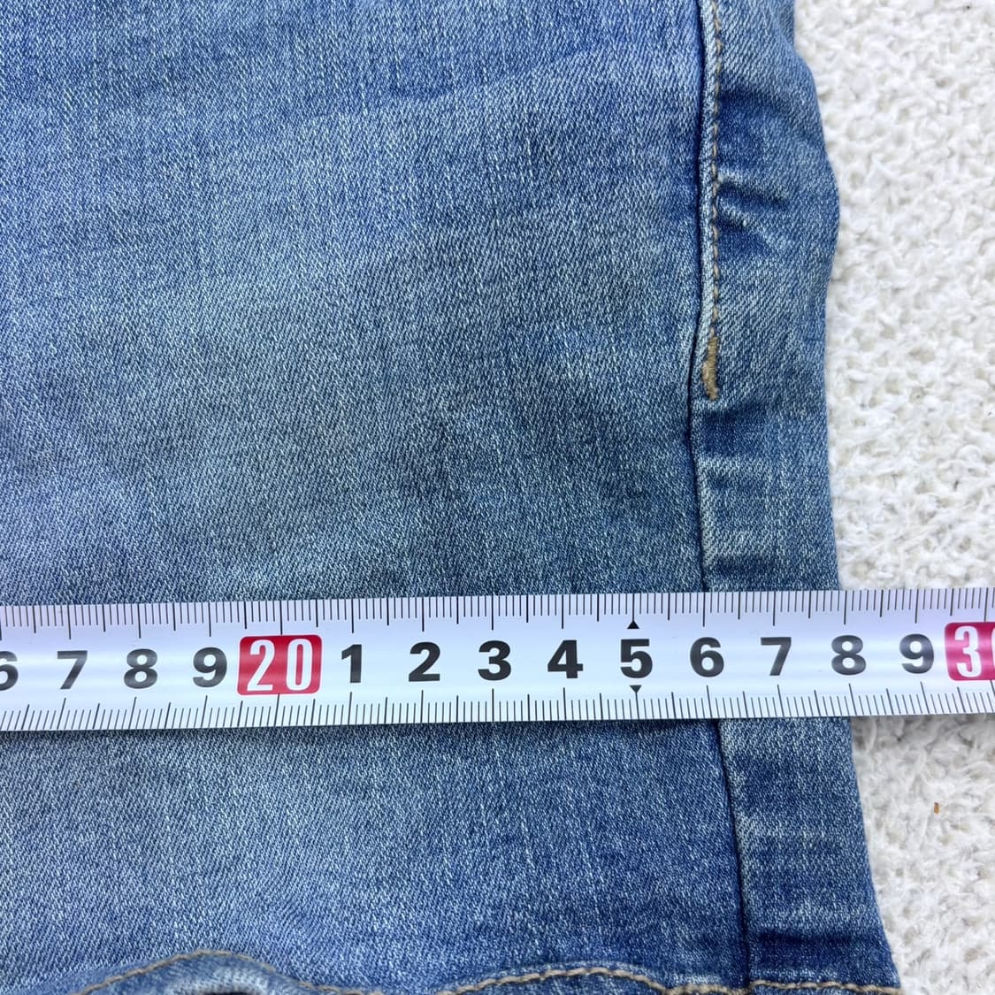 67-91 헤지스 여성 데님 숏 팬츠 0410E 상품이미지7