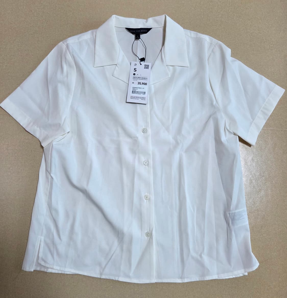 (1/20까지 할인)스파오 반팔 블라우스 S 상품이미지1