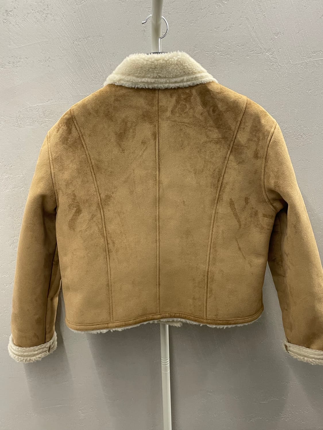 멜라운지 무스탕 브라운 OS 상품이미지5