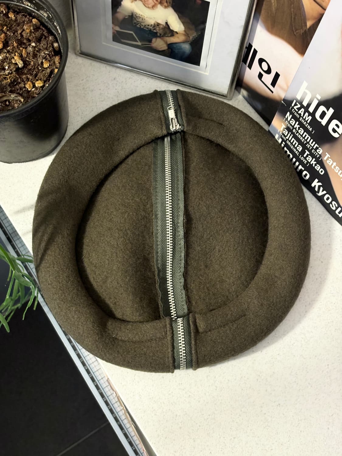 Ba-tsu 지퍼 베레모 상품이미지2