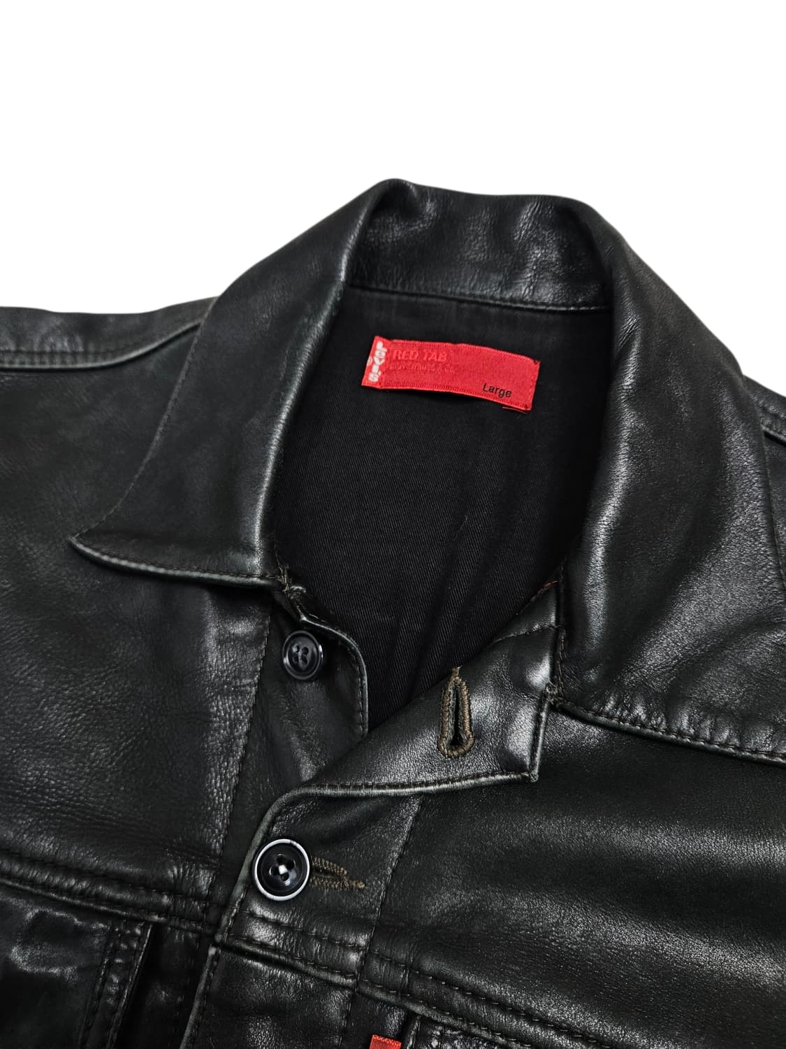 리바이스 레드탭 레더 트러커 자켓 상품이미지5