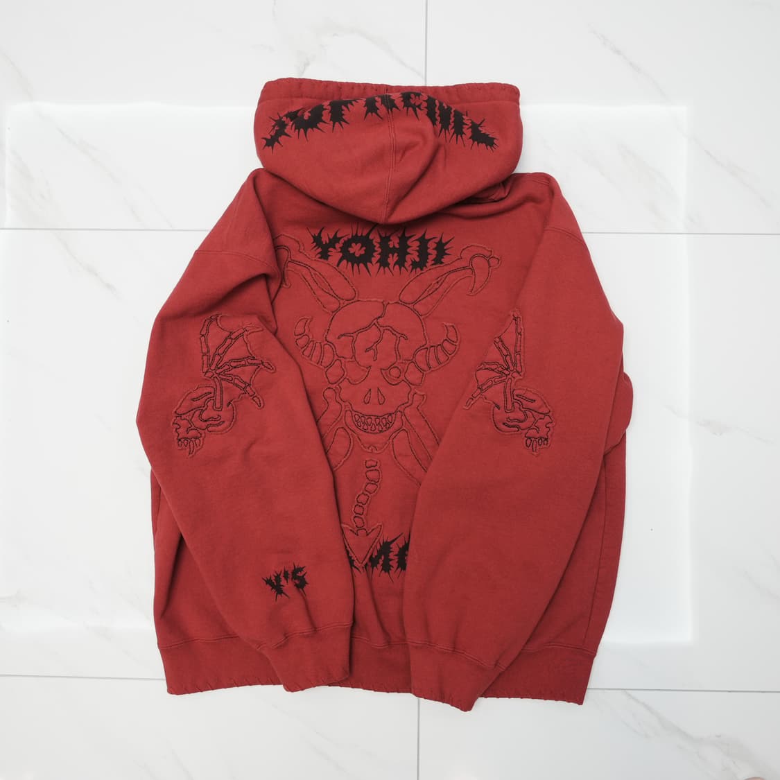 [XL] 슈프림 요지 야마모토 집업 후드 레드 상품이미지9