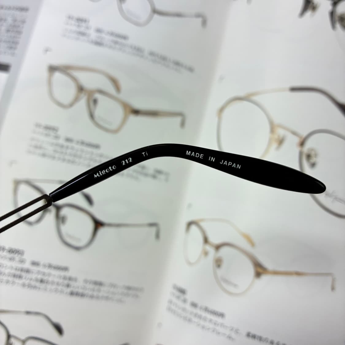 MIGOTO 일본 후쿠이 제작 티타늄 스퀘어 안경 상품이미지6