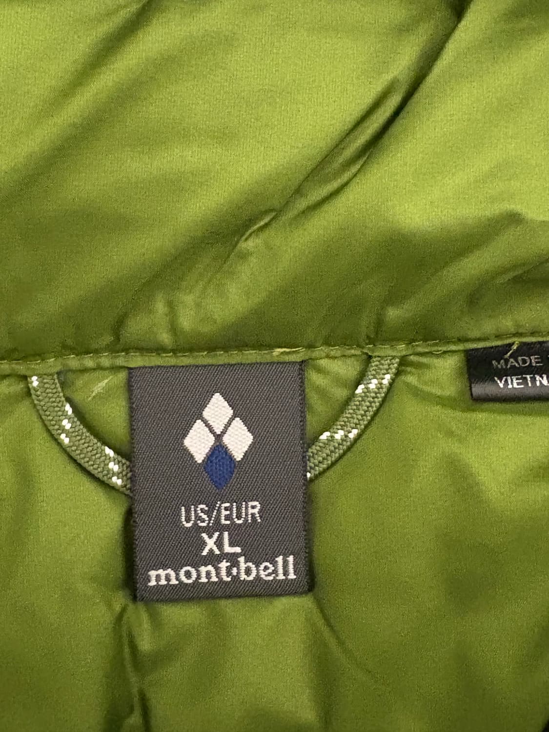 [XL] 몽벨 US 네이지 다운 파카 그린 새상품 _ 미국판 상품이미지2