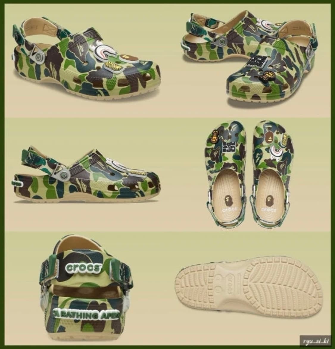 🦍크록스X베이프 클래식🪖 상품이미지1