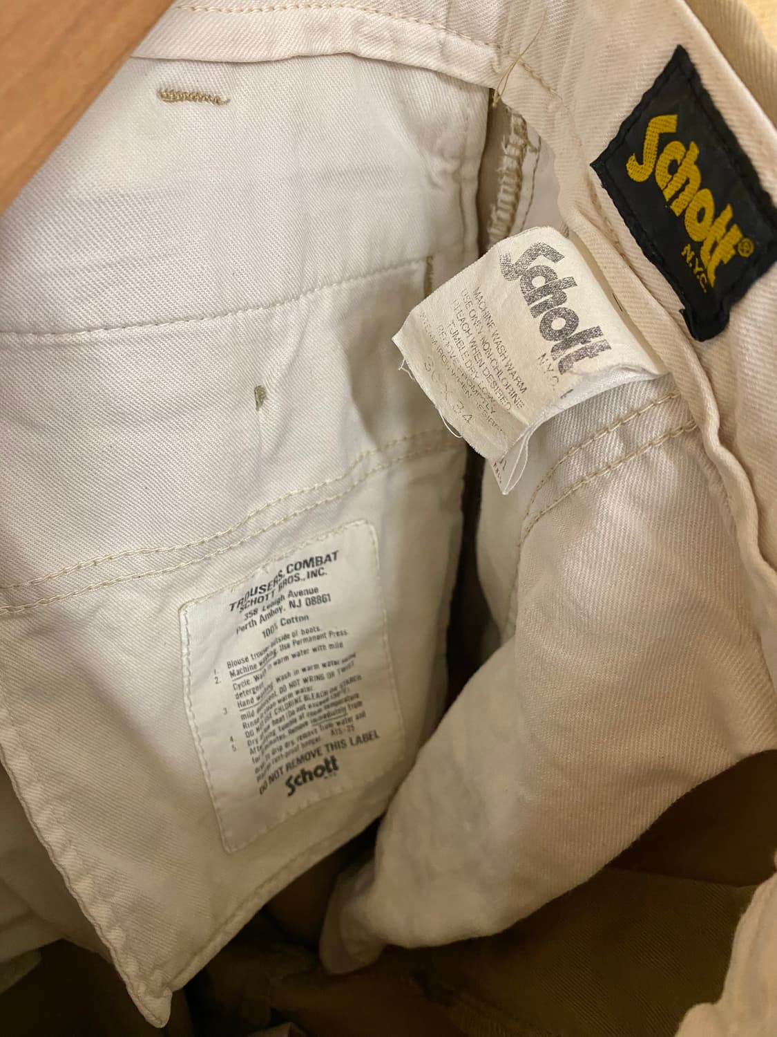 SCHOTT NYC combat trouser chino pants 쇼트 상품이미지9