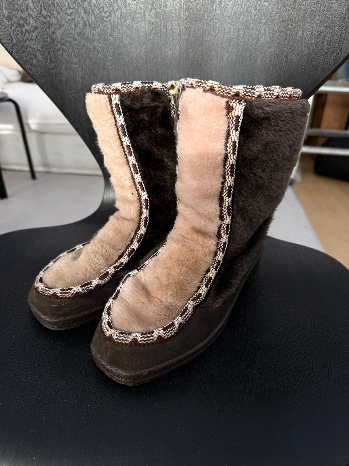 vintage fur boots 상품이미지1