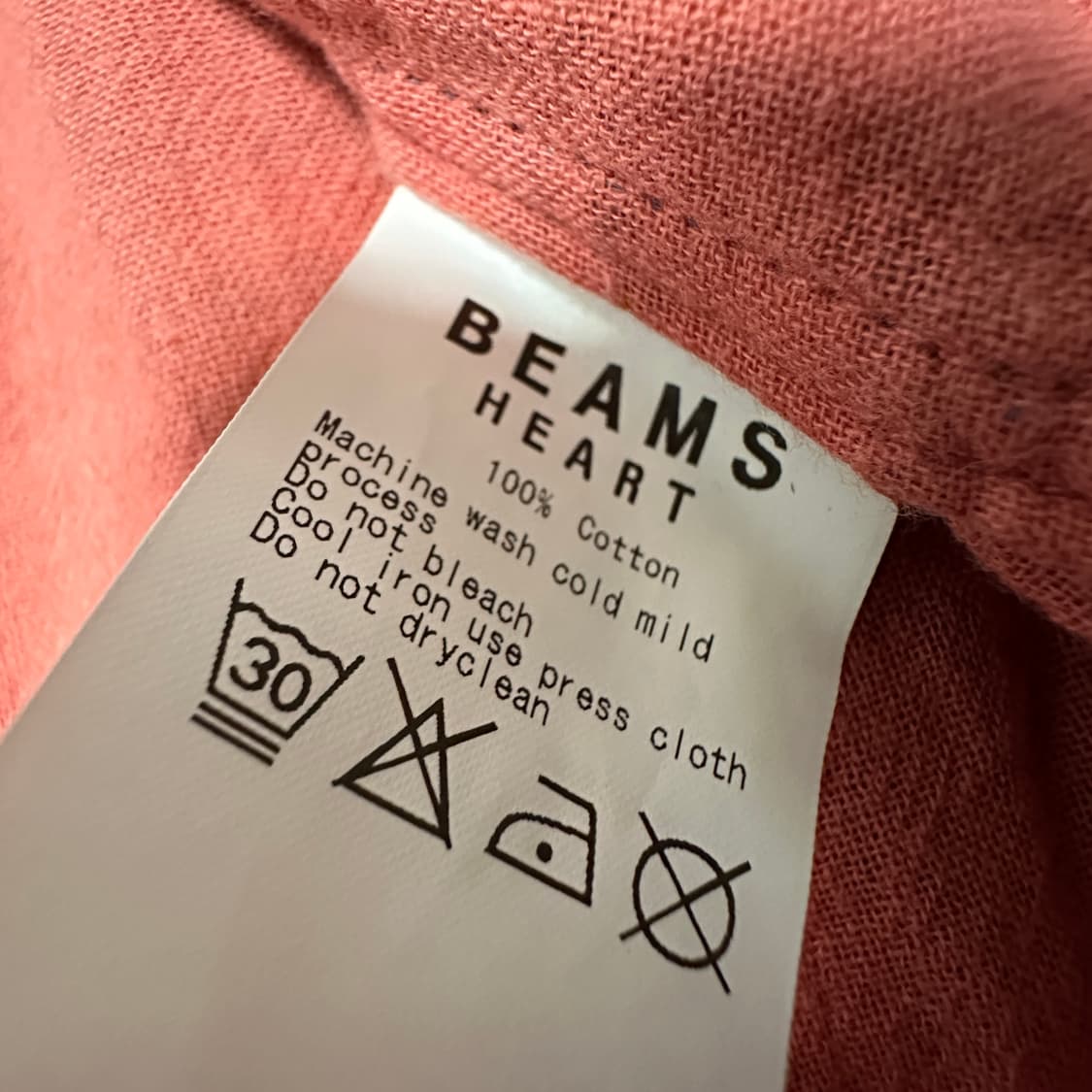 BEAMS check shirt 상품이미지4