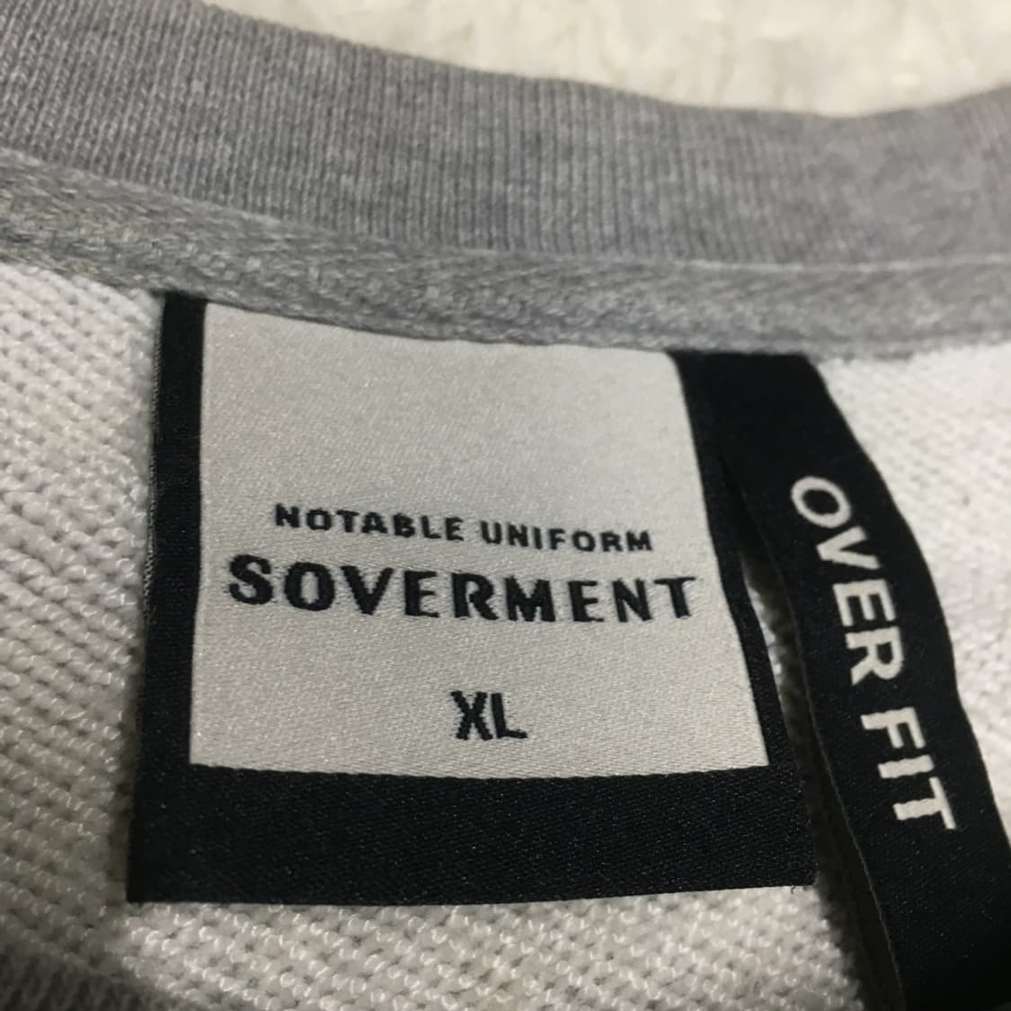 소버먼트 오버핏 맨투맨 만원샵 DD15 상품이미지2